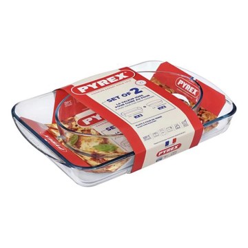Set om 2 ugnsformar PYREX 3,7/2,2 l