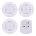 Set om 3 dimbara LED-armaturer med fjärrkontroll LED/3xAAA