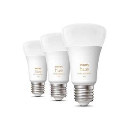 3-pack dimbara LED-lampor Philips Hue WHITE AMBIANCE A60 E27/6W/230V 2200-6500K