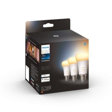 3-pack dimbara LED-lampor Philips Hue WHITE AMBIANCE A60 E27/6W/230V 2200-6500K