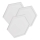 Set om 3 dimbara LED-paneler RGBIC+CCT - utbyggnadsset LED/1,8W/230V Wi-Fi Tuya