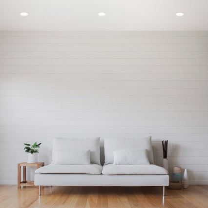 Set om 3 LED-infällda badrumslampor LED/6W/230V 3000K IP44 vit