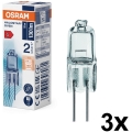 Set om 3 ugnslampor HALOSTAR G4/10W/12V 2700K - Osram