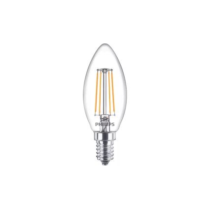 Set om 4 LED-glödlampor VINTAGE Philips B35 14/4,3W/230V 2700K