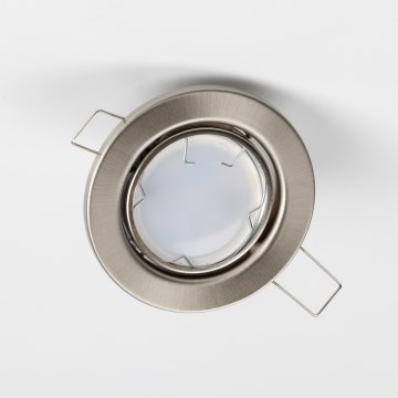 Set om 5 infällda badrumsarmaturer 1x GU10/4W/230V IP23 matt krom