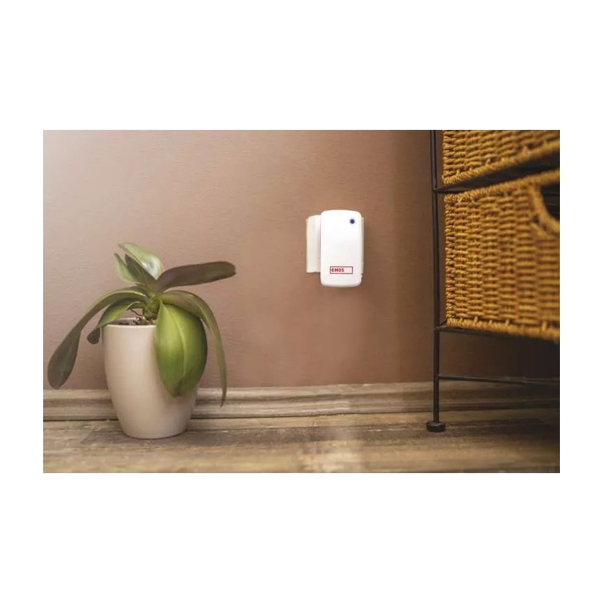 SET Trådlös ringklocka för vägguttag  + 2x knapp 230V IP44