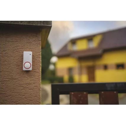 SET Trådlös ringklocka för vägguttag  + 2x knapp 230V IP44