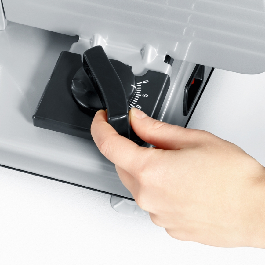 Severin AS 3915 - Elektrisk skivare 180W/230V rostfritt stål