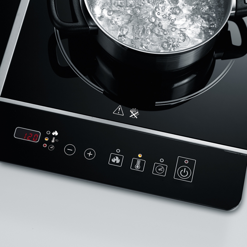 Severin DK 1031 - Induktionskokare med två kokplattor 3400W/230V, svart