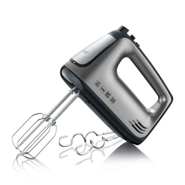 Severin HM 3832 - Handmixer 400 W/230 V, rostfritt stål/svart