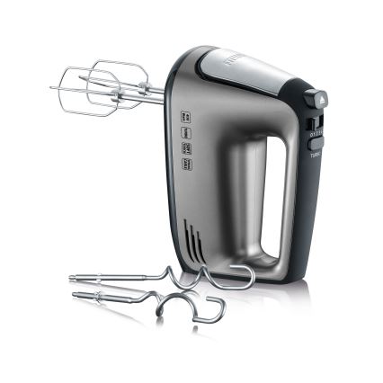 Severin HM 3832 - Handmixer 400 W/230 V, rostfritt stål/svart