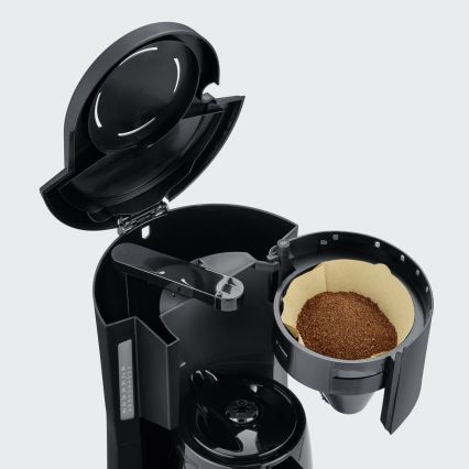 Severin KA 9306 - Kaffebryggare med termoskanna 1 l 1000W/230V svart