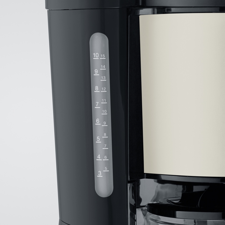 Severin KA 9575 - Droppkaffebryggare 1000W/230V beige/svart