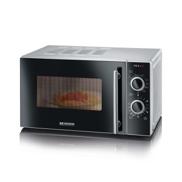 Severin MW 7771 - Mikrovågsugn med grill 700 W/230 V, 20 l, svart