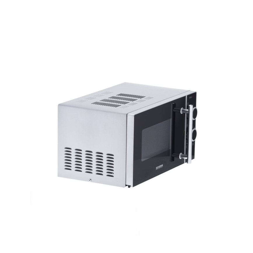 Severin MW 7771 - Mikrovågsugn med grill 700 W/230 V, 20 l, svart