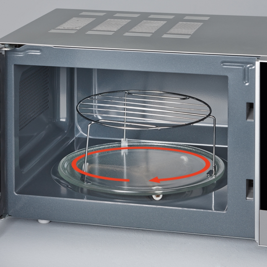 Severin MW 7771 - Mikrovågsugn med grill 700 W/230 V, 20 l, svart