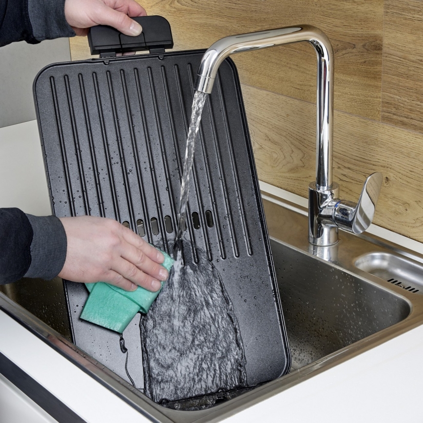 Severin PG 8564 - Elektrisk bordsgrill 2300W/230V 50x30 cm svart