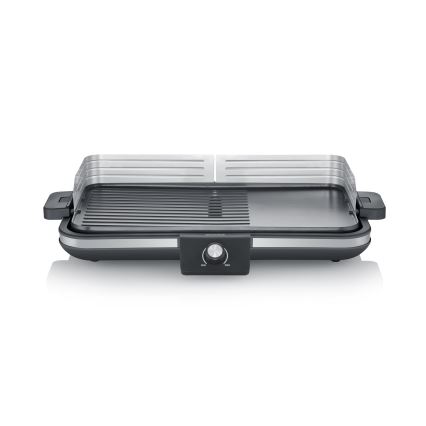 Severin PG 8564 - Elektrisk bordsgrill 2300W/230V 50x30 cm svart