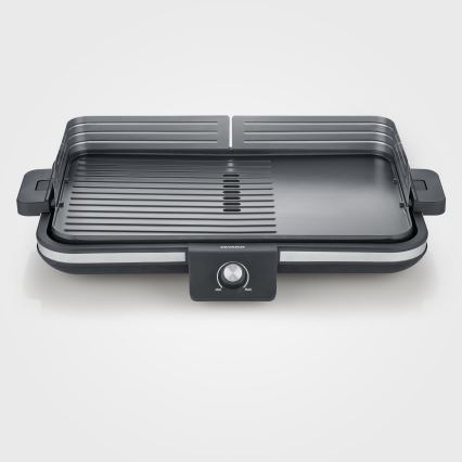 Severin PG 8564 - Elektrisk bordsgrill 2300W/230V 50x30 cm svart