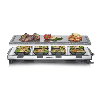 Severin RG 2374 - Raclettegrill med lavasten 1500W/230V