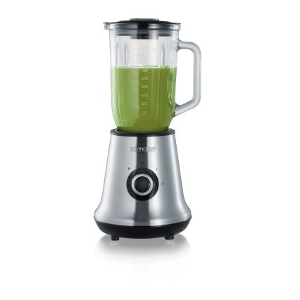 Severin SM 3737 - Bordsblender 1 l 500 W/230 V rostfritt stål/svart