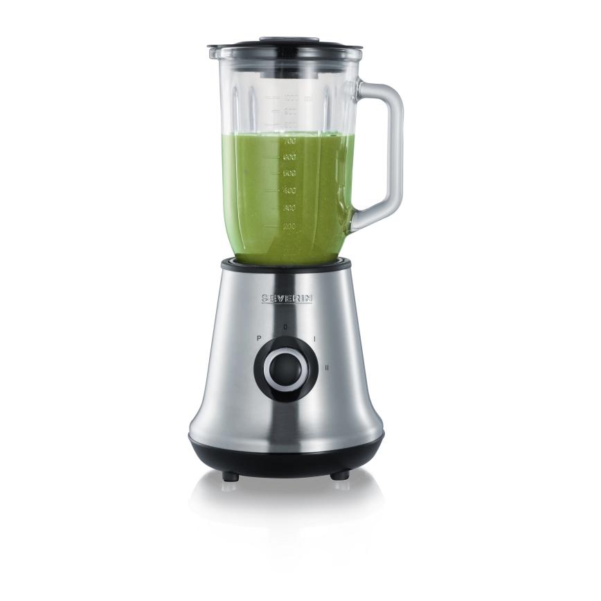 Severin SM 3737 - Bordsblender 1 l 500 W/230 V rostfritt stål/svart