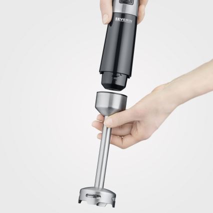 Severin SM 3771 - Stavmixer 600 W/230 V rostfritt stål/svart
