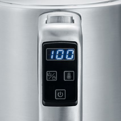 Severin WK 3418 - Snabb vattenkokare 1,7 l 3000 W/230 V rostfritt stål/svart