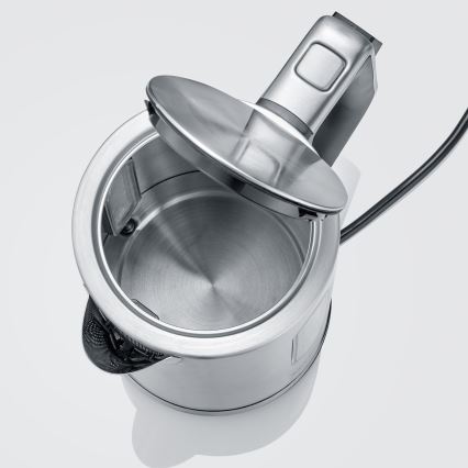 Severin WK 3418 - Snabb vattenkokare 1,7 l 3000 W/230 V rostfritt stål/svart