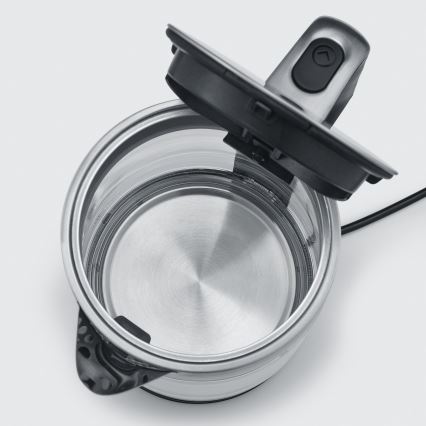 Severin WK 3420 - Snabb vattenkokare 1,7 l 2200W/230V rostfritt stål/glas