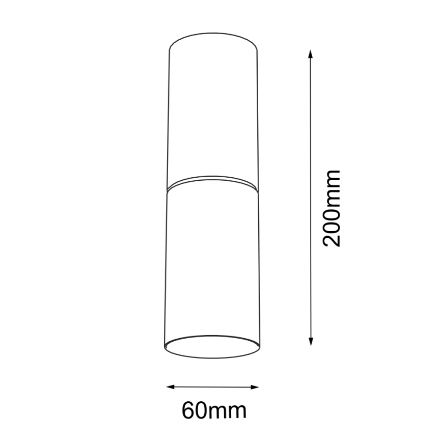 Shilo - Spotlight  1xG9/10W/230V svart