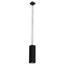Shilo 5545 - Ljuskrona med upphängningsrem  KOBE 1xGU10/15W/230V svart