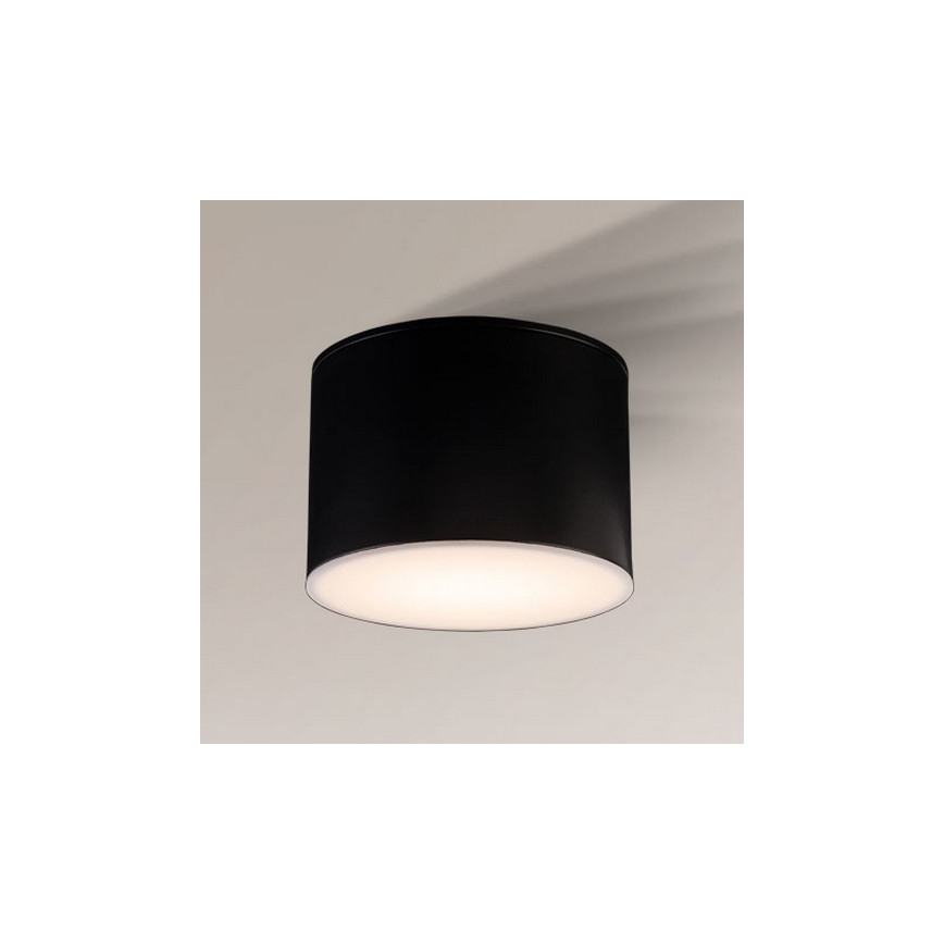 Shilo - badrumstakbelysning  SUWA 1xGX53/15W/230V IP44 svart