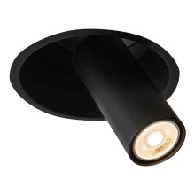 Shilo - Infälld spotlight 1xGU10/15W/230V diameter  18,3 cm svart