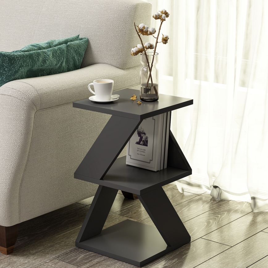 Sidobord ALBENI 50x30 cm antracit