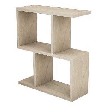 Sidobord CROS 45x17 cm marmordekor/beige