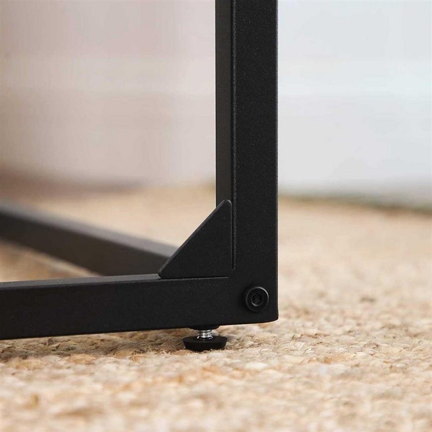 Sidobord ELDUR brun/svart