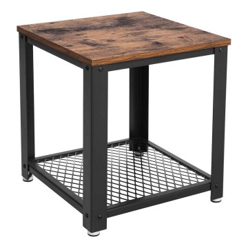 Sidobord ELDUR brun/svart