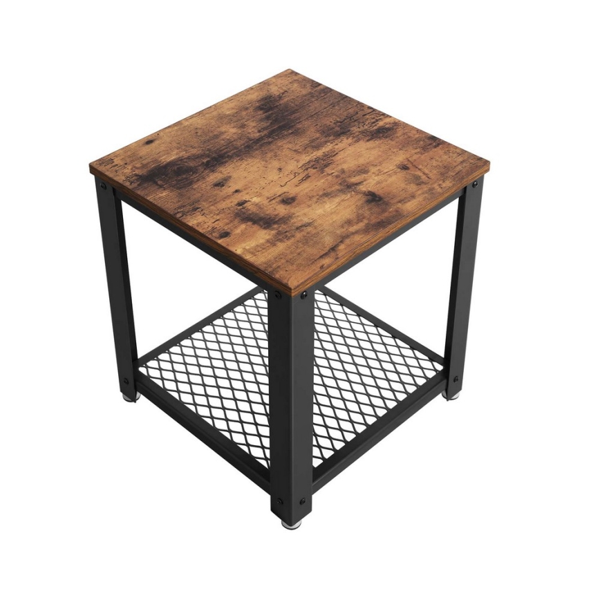 Sidobord ELDUR brun/svart