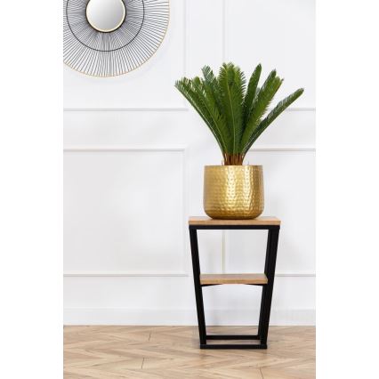 Sidobord EXPAND 57x40 cm svart/brun