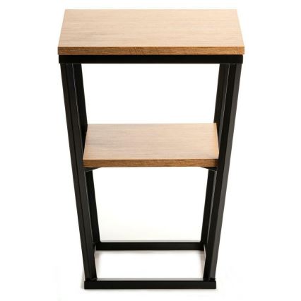 Sidobord EXPAND 57x40 cm svart/brun