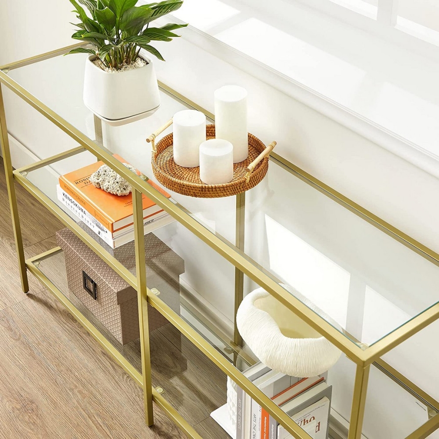 Sidobord LUVOR i guld