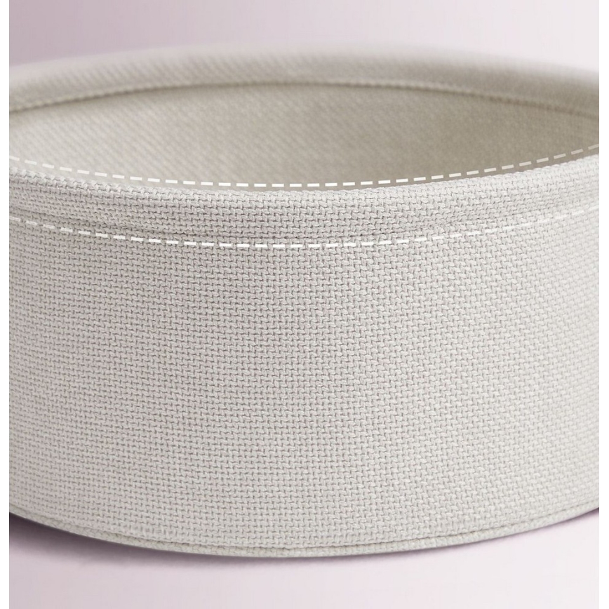 Sidobord NOIRA rosa/vit