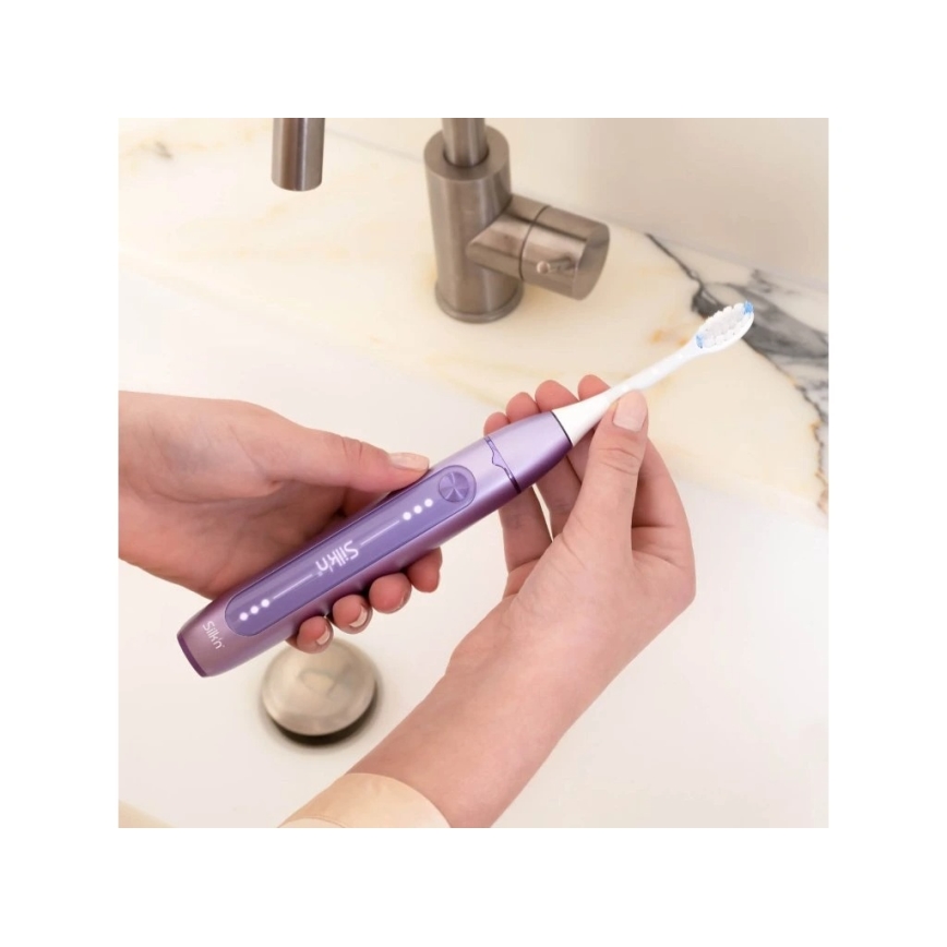 Silk'n - Sonisk vibrerande tandborste SONIC YOU 3350 mAh IPX7 lila