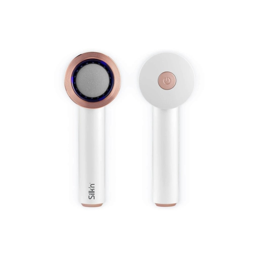 Silk’n - Elektrisk fotfil för fötterna VACUPEDI 5V/1500 mAh vit/roséguld