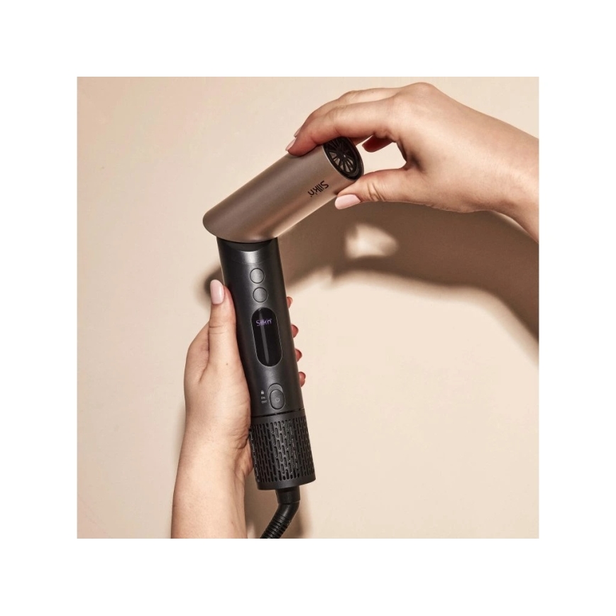 Silk’n - Hårtork SILKYAIR FLEX 230V svart/guld