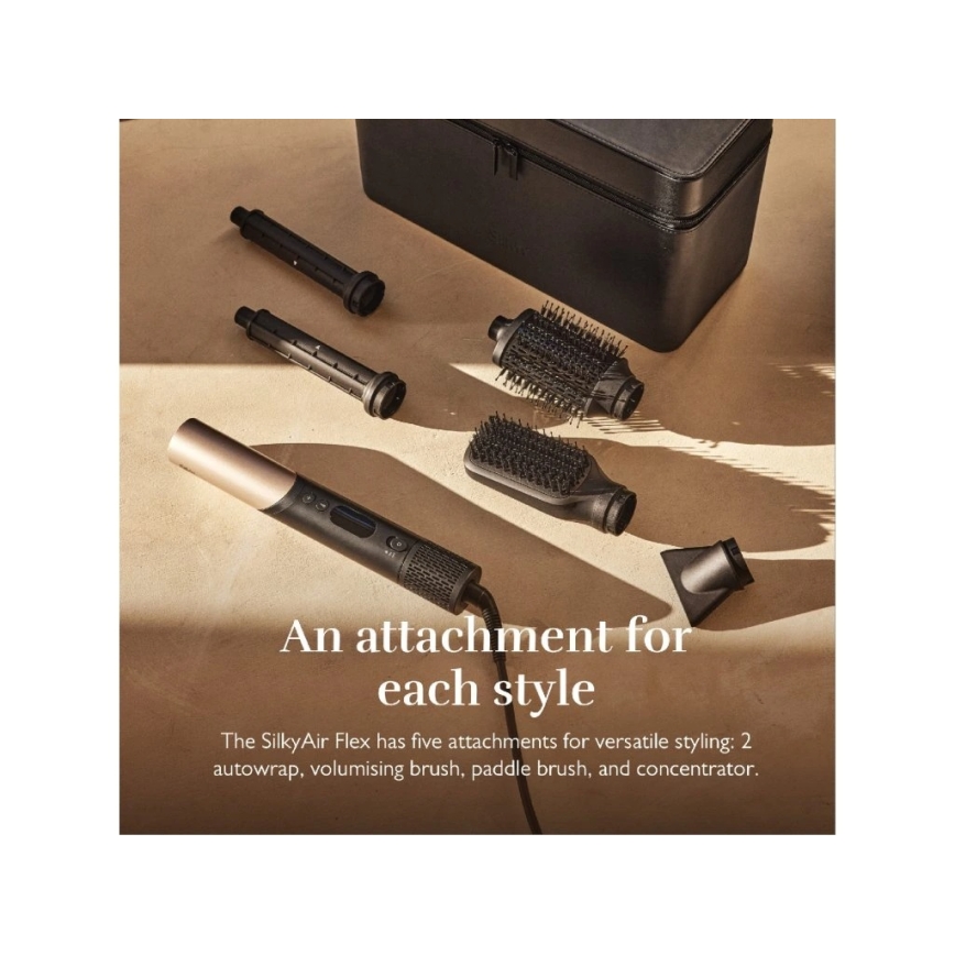 Silk’n - Hårtork SILKYAIR FLEX 230V svart/guld
