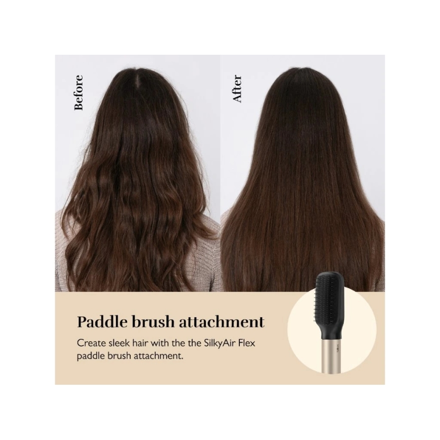 Silk’n - Hårtork SILKYAIR FLEX 230V svart/guld