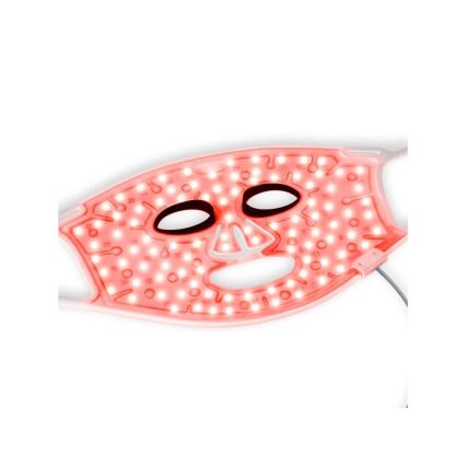 Silk’n - LED RGB terapeutisk ansiktsmask LED/5V 2000 mAh vit + fjärrkontroll