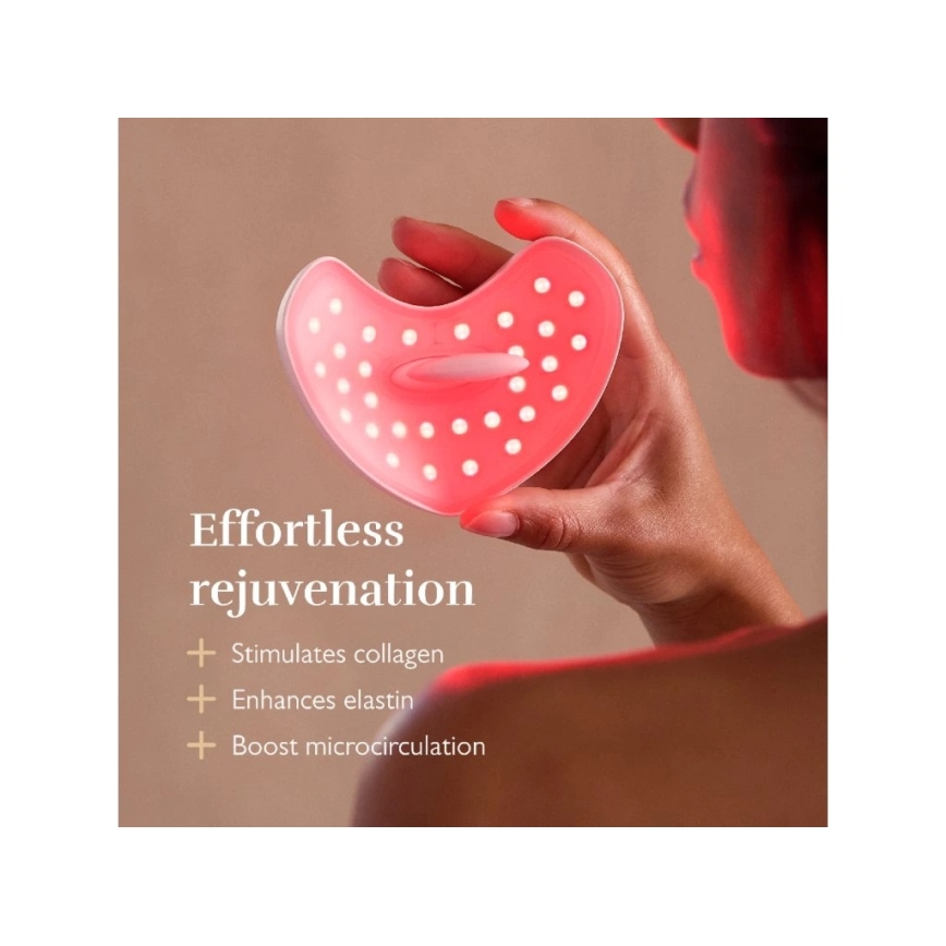 Silk’n - LED-terapeutisk läppmask LED/5V 500 mAh beige